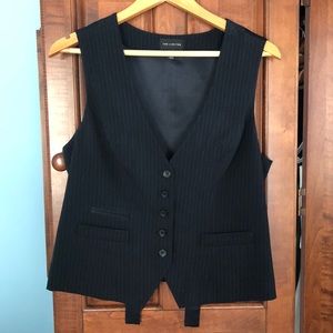 Pin stripe vest